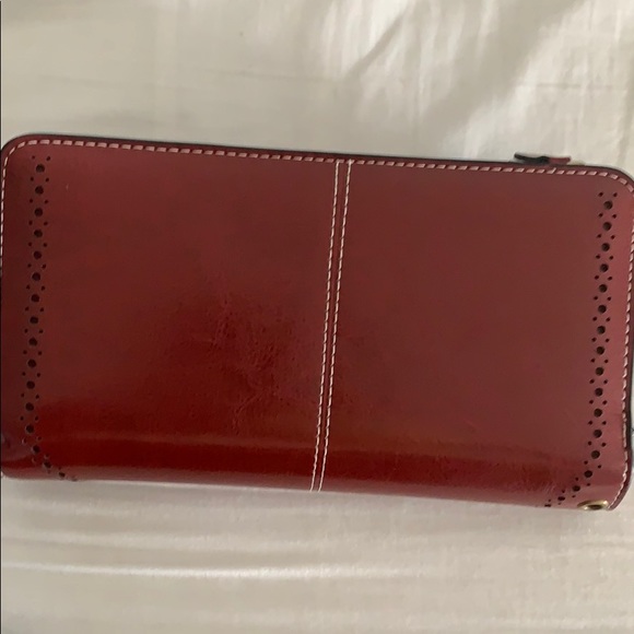 Dark red wallet - Picture 2 of 6